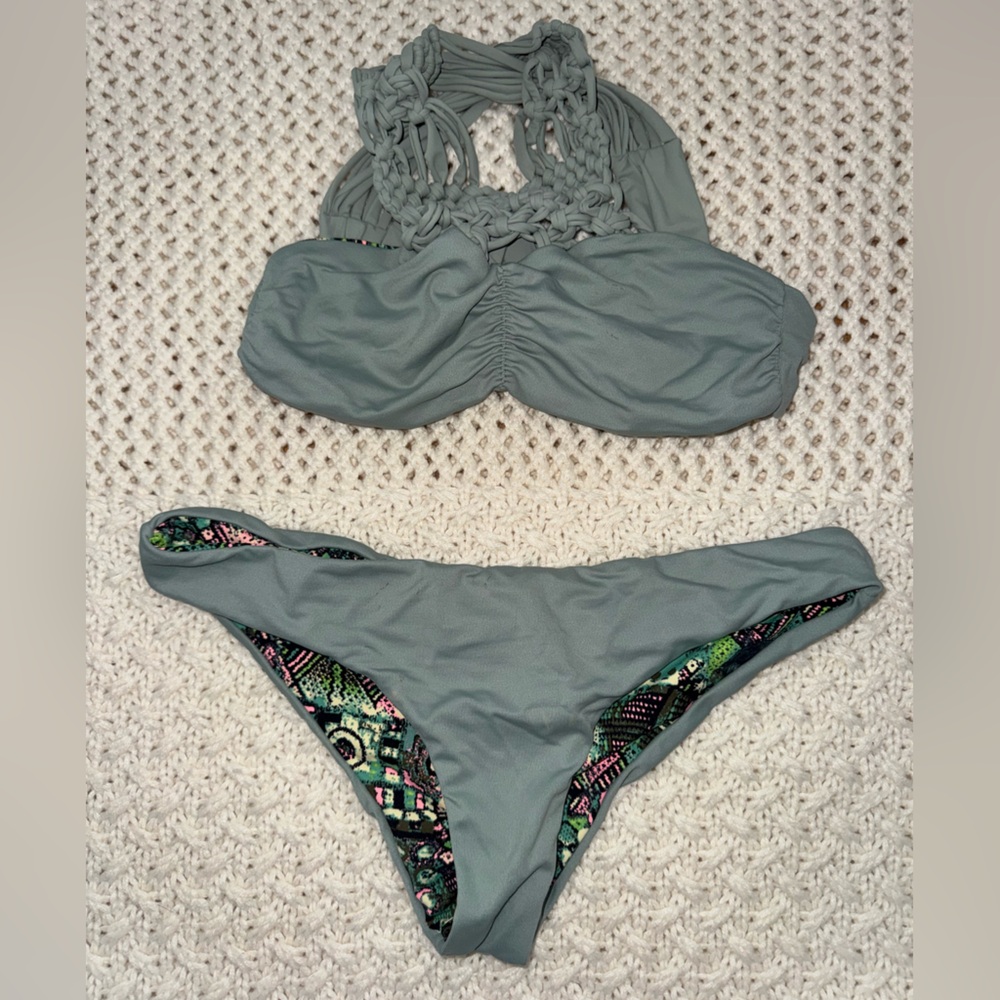 Maaji Green Reversible Bikini